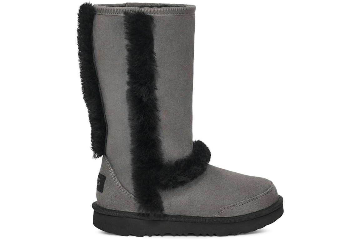 UGG Sunburst Tall Boot Grey Black (Kids)