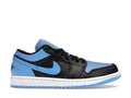 Used - Air Jordan 1 Low Black University Blue - US M 8 - catalog main image