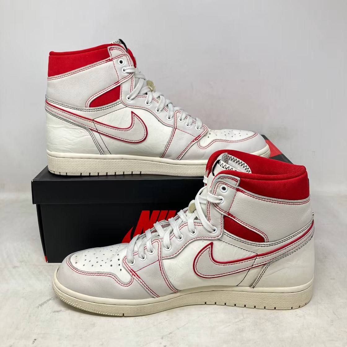 Used - Air Jordan 1 Retro High Phantom Gym Red - US M 11 - detail 2